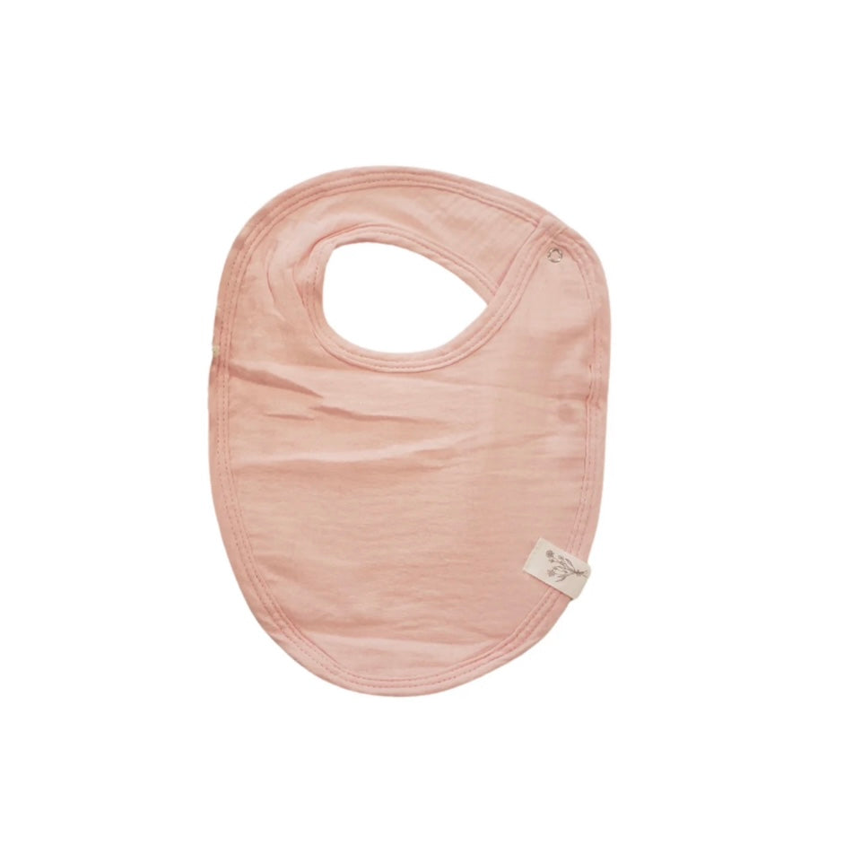 Daisy baby bib pink