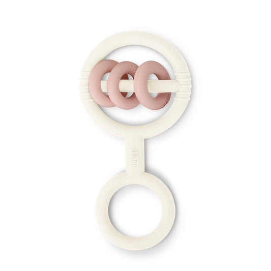 Adora baby rattle teether pink