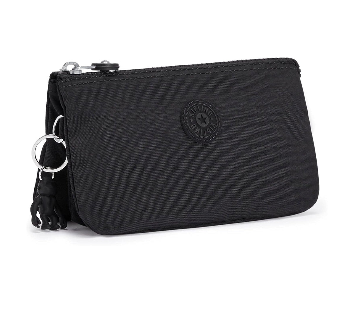 Kipling black large supplies pouch