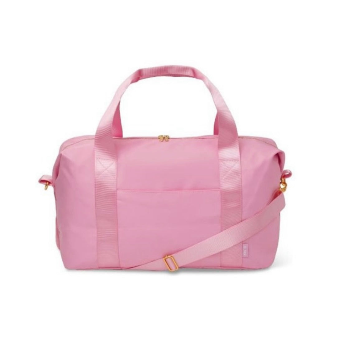 Pink weekender bag