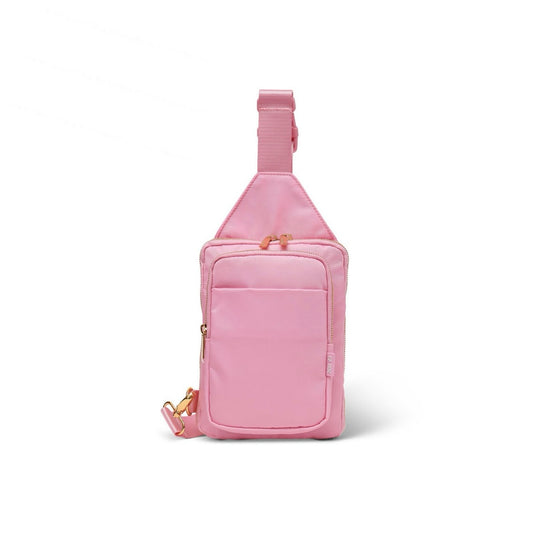 Pink crossbody bag