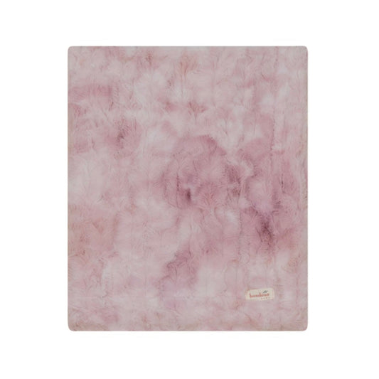 Bondoux bebe blanket tie-dye pink