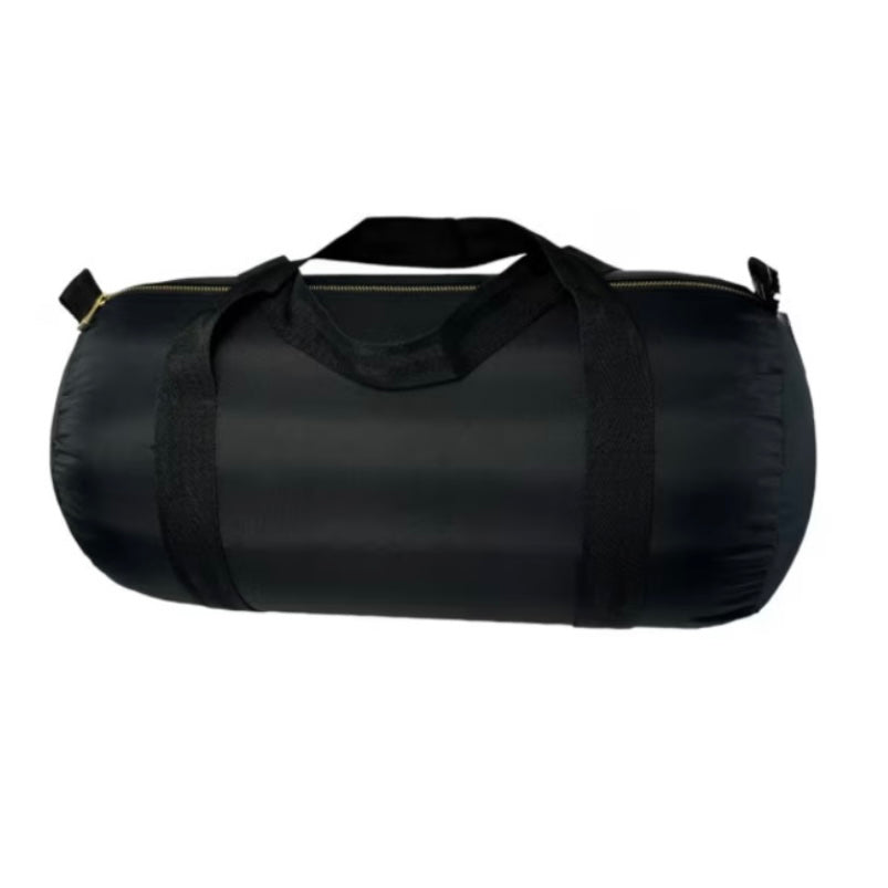 Black duffel bag