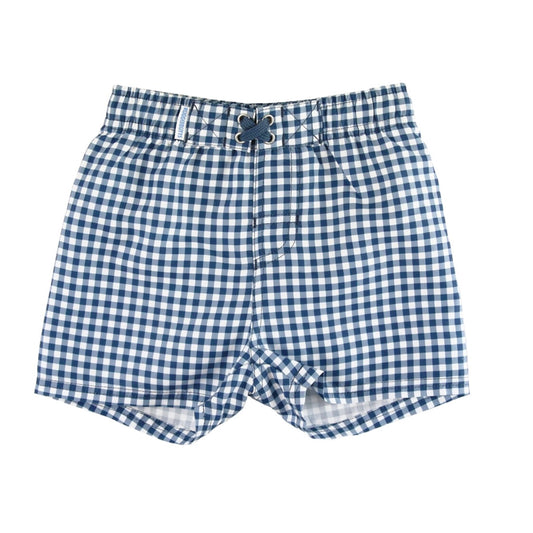 Boys blue swim trunks