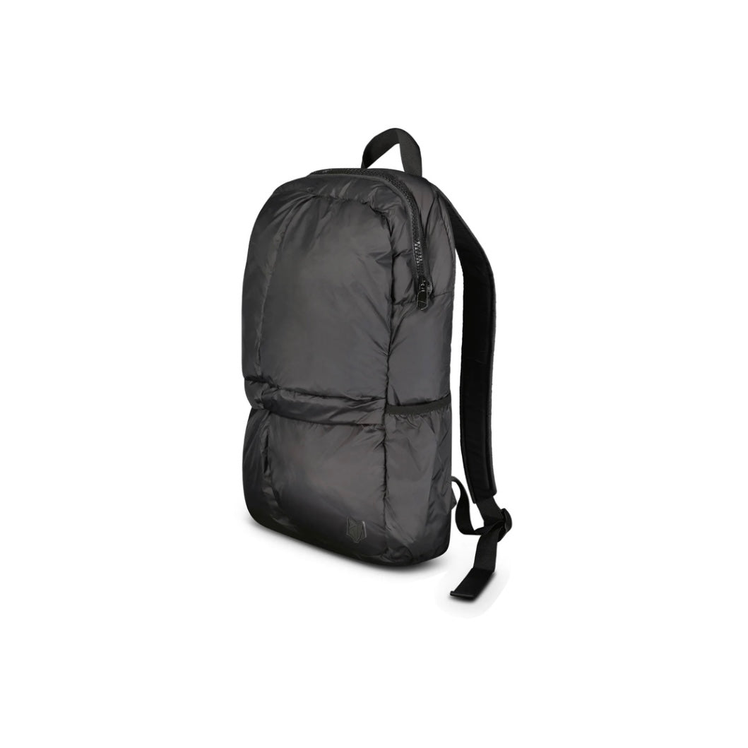 Black puffer backpack scotch bonnet