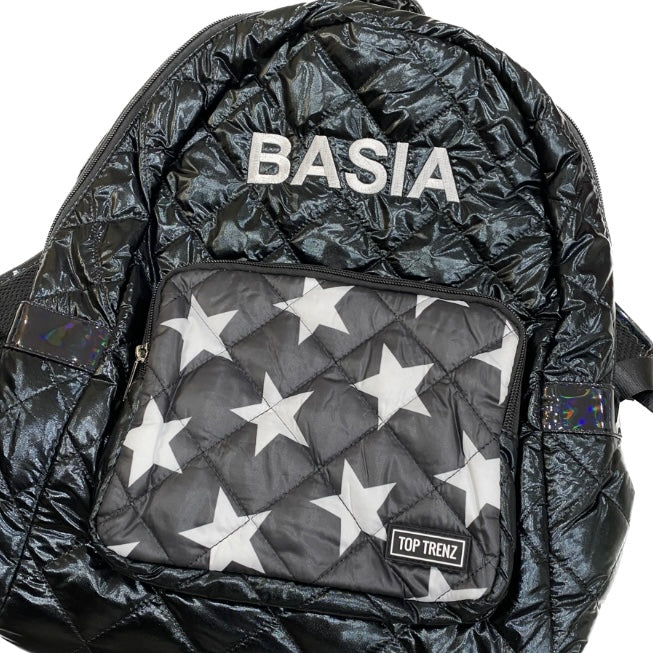 Top Trenz large star puffer backpack