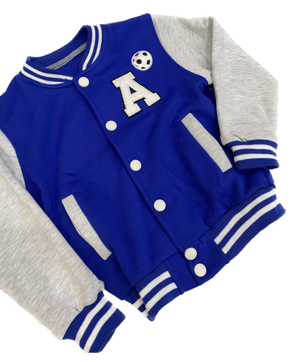 Blue Letterman Jacket