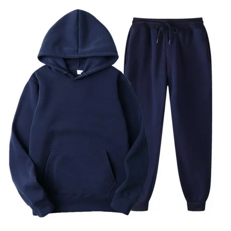 Adult 2 piece sweatshirt set navy