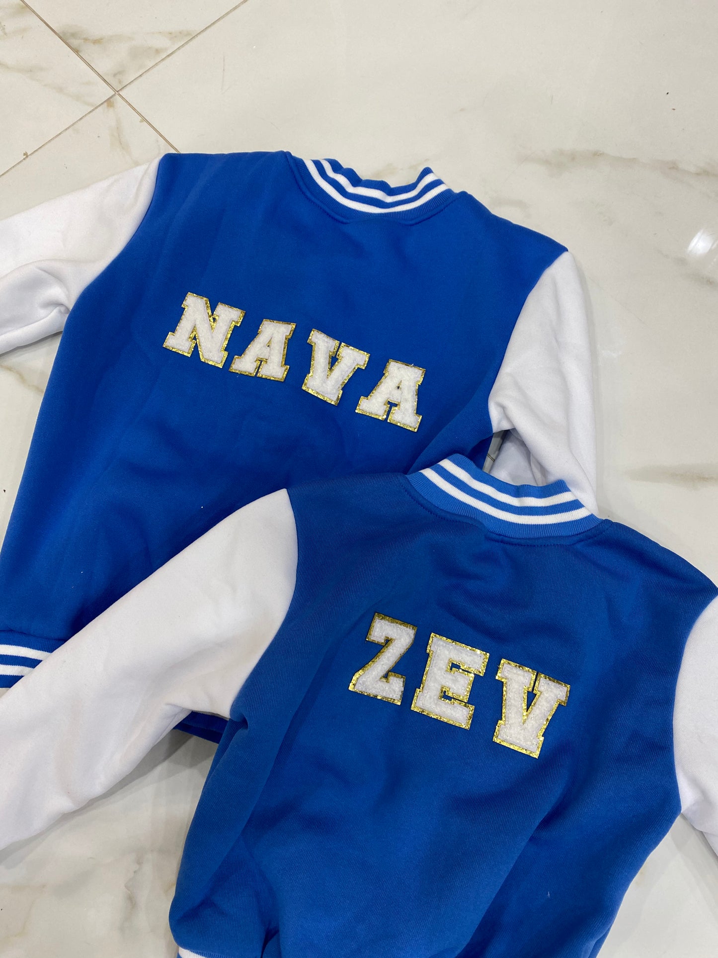 Blue Letterman Jacket