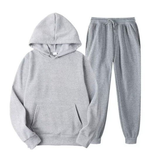 Adult 2 piece sweatshirt set gray