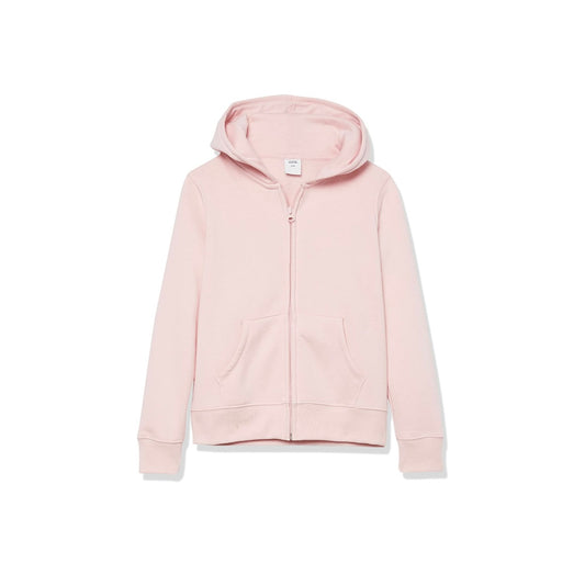 Kids zip up sweater light pink