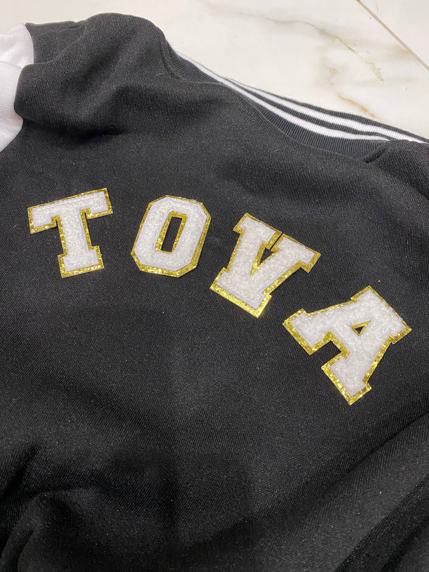 Black Letterman Jacket