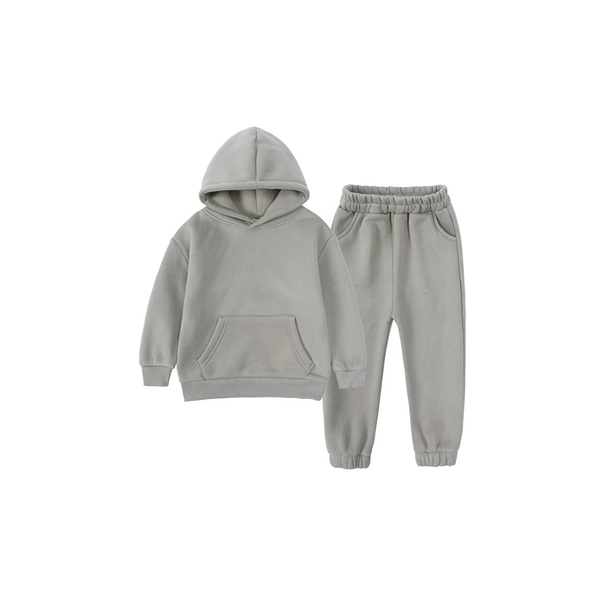 Kids 2 piece sweatshirt set gray