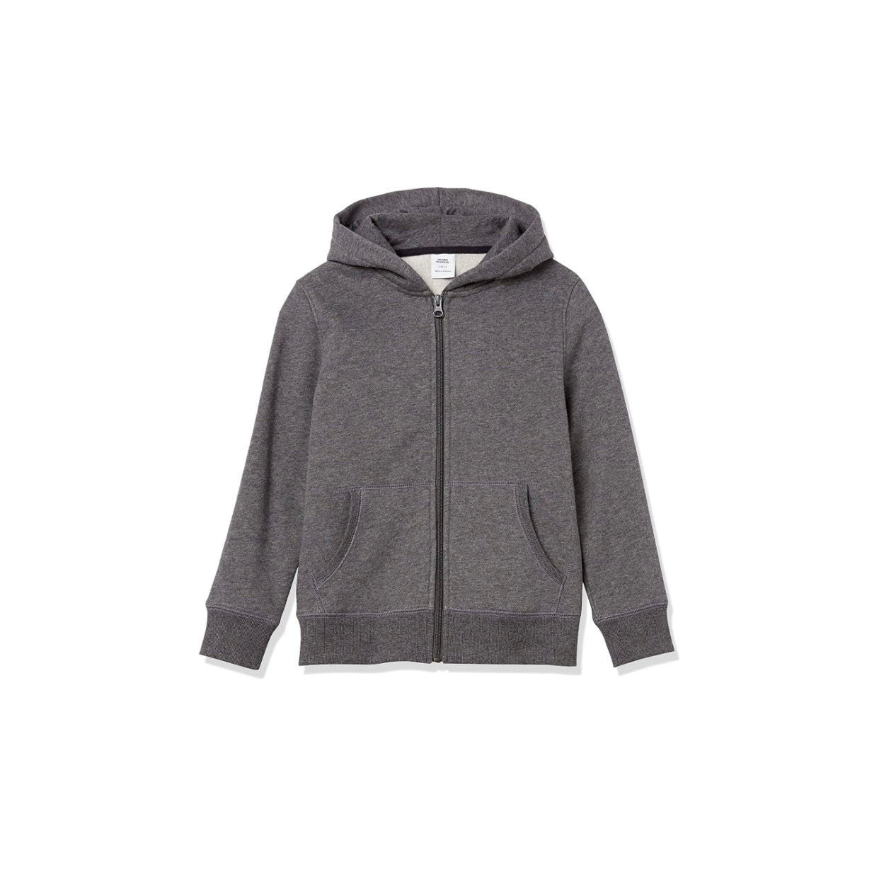 Kids zip up sweater ash gray