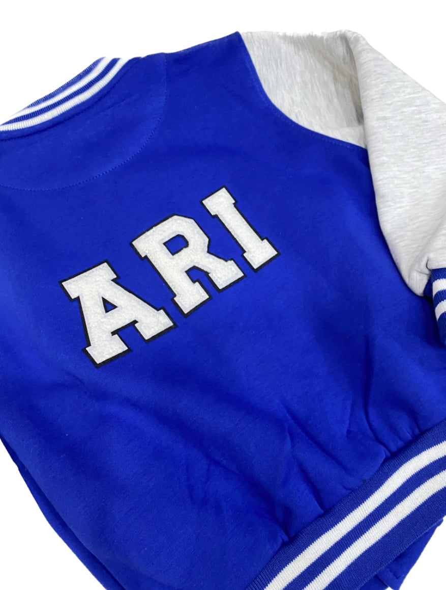 Blue Letterman Jacket