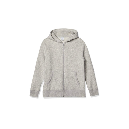 Kids zip up sweater gray