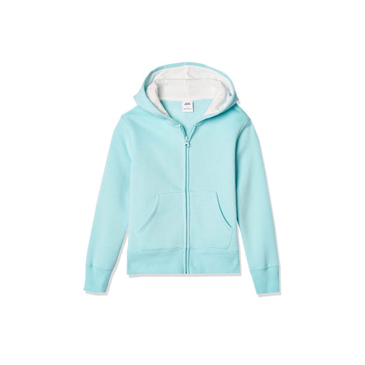 Kids zip up sweater light blue