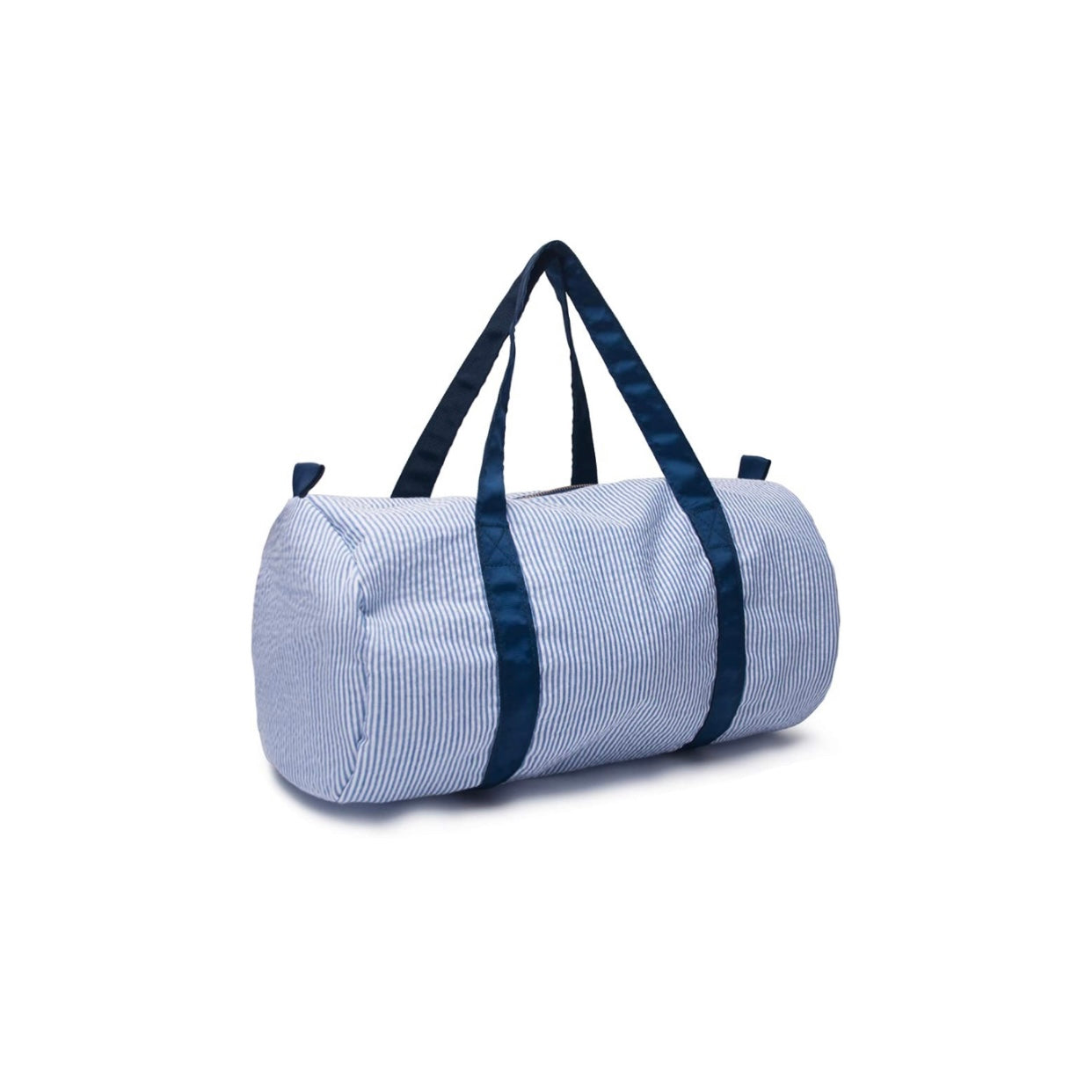 Seersucker duffel bag