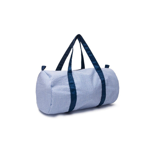 Seersucker duffel bag